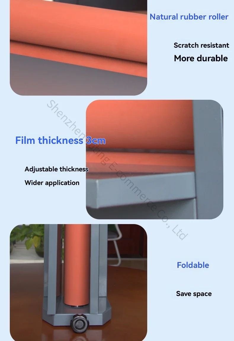 

1PC 1000mm Hand Cranked Photo Lamintor Peritoneal Structure Laminating Machine Desktop Cold Mounting Machine