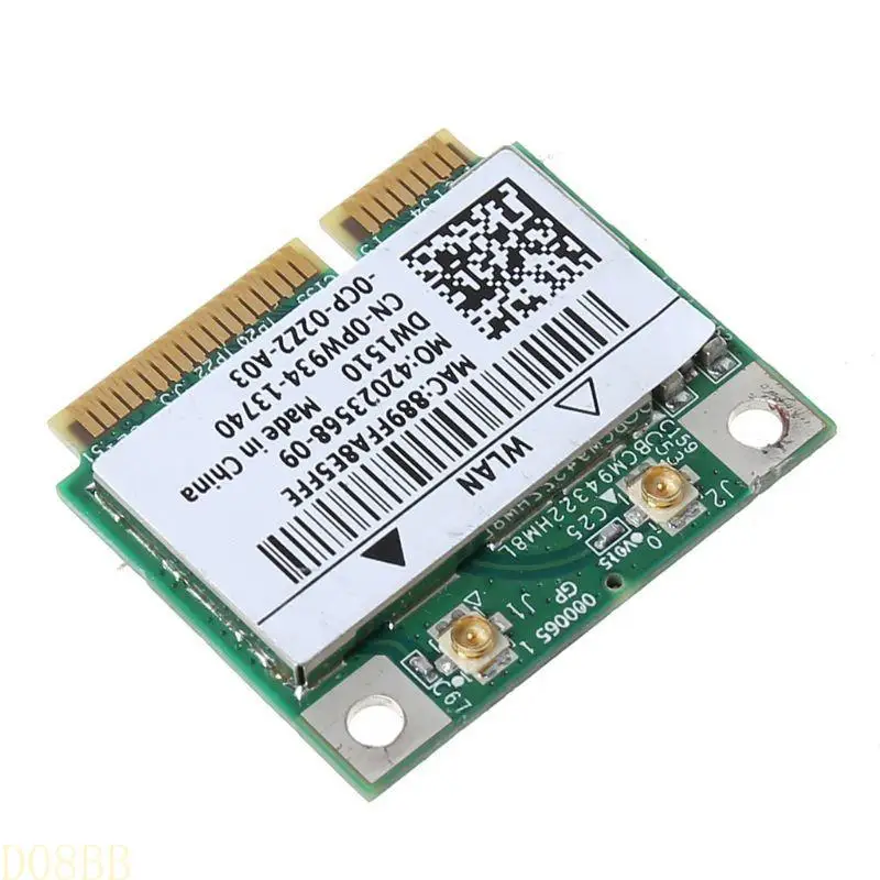 D08B 2.4/5 ГГц беспроводная связь 802.11a/b/g/n половина mini pci-express wifi карта для E4200