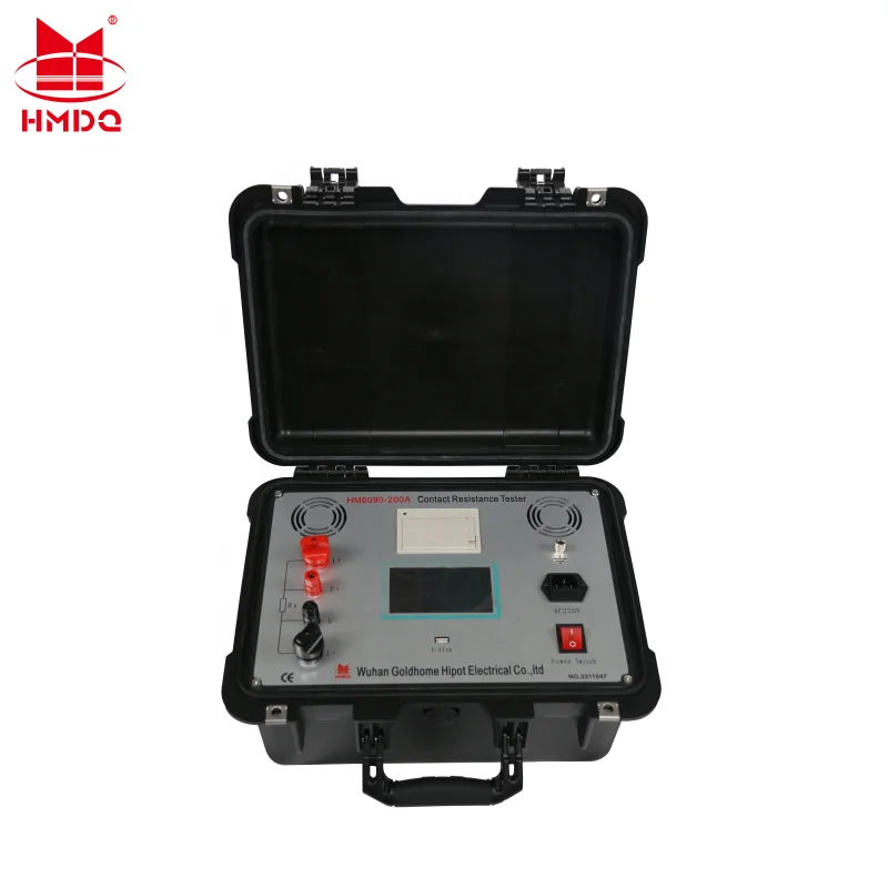 HMDQ High Precision Contact Resistance Micro-ohm Meters Digital Circuit Breaker Contact Resistance test AA