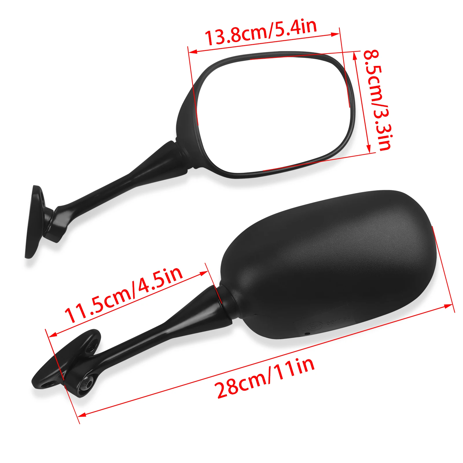 Rearview Side Mirror For Honda CBR600RR CBR600 F5I CBR1000RR CBR 1000 RR Foldable Rear View Mirrors CBR300R CBR250R CBR500R