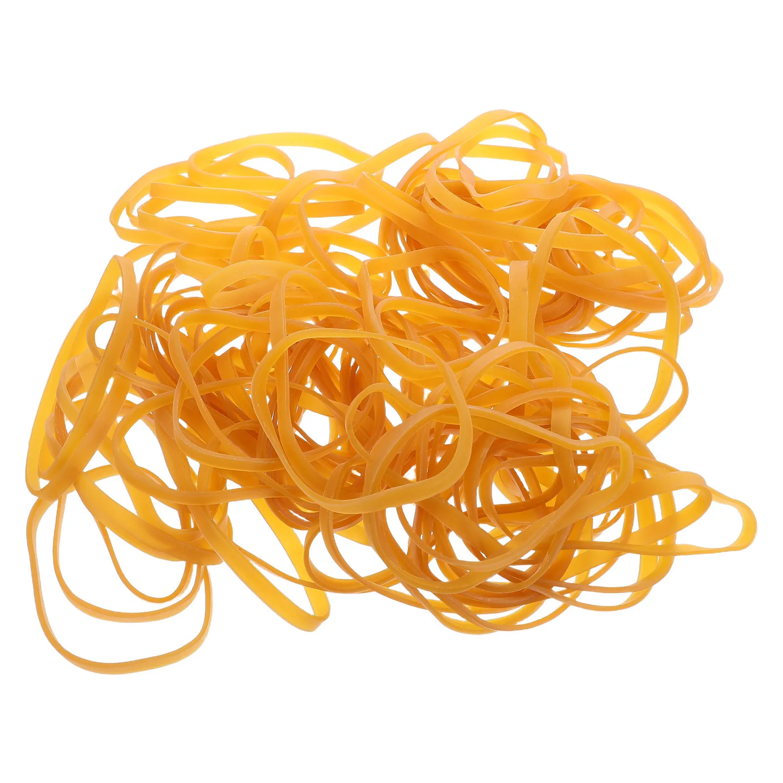 

300Pcs Big Rubber Bands Yellow 5Mm High Stretch Thick Elastic Bands for Office Supplies Industrial File Folder Book Strap