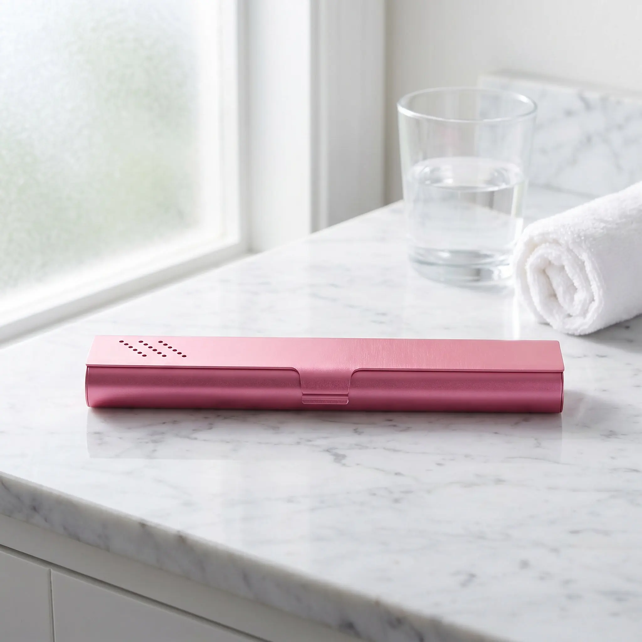Aluminum Toothbrush Travel Case Portable Slim Toothbrush Holder for Camping Business Trip Dorm Daily Commuting Dustproof