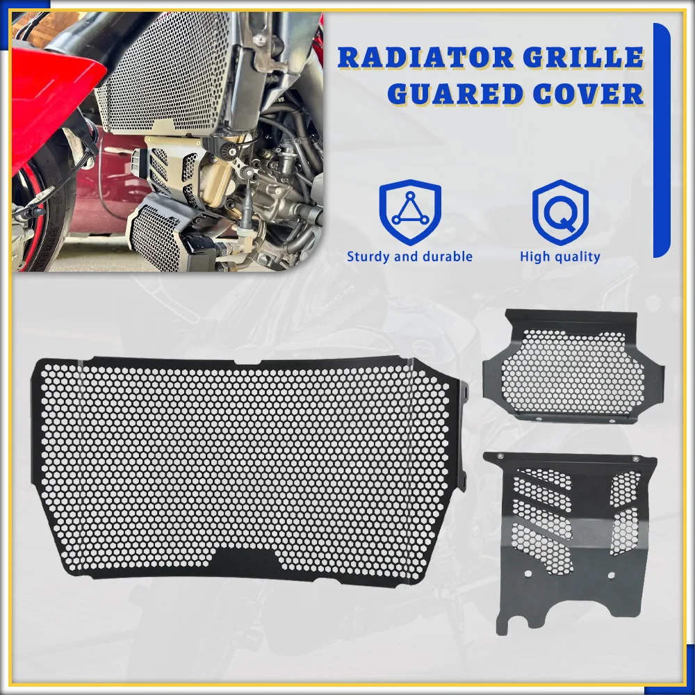 المبرد الحرس ل Ducati Hypermotard 950 SP RVE 2019 2020 2021 2022 2023 2024 دراجة نارية النفط برودة الحرس محرك الحرس