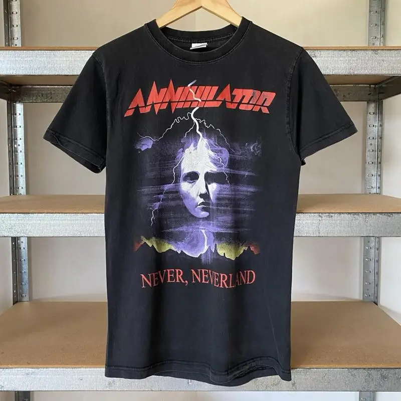 Annihilator Vintage 90s Never Neverland Rock Band T-shirt Size M