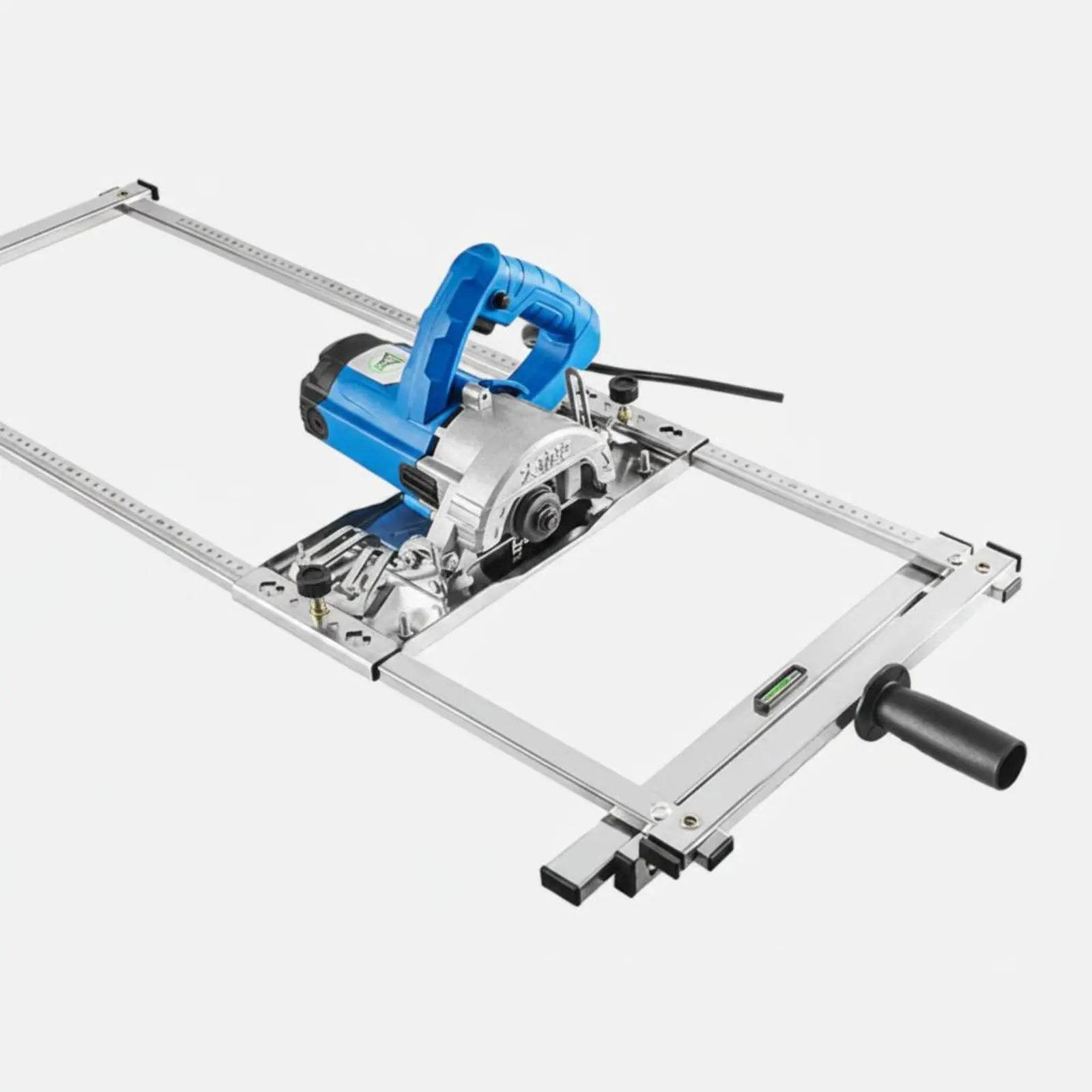 Wood Panel Cutting Jig Etched Scale Circular Saw Guide Rail Circular Saw Track System Stainless Metal Power Tool Accessory