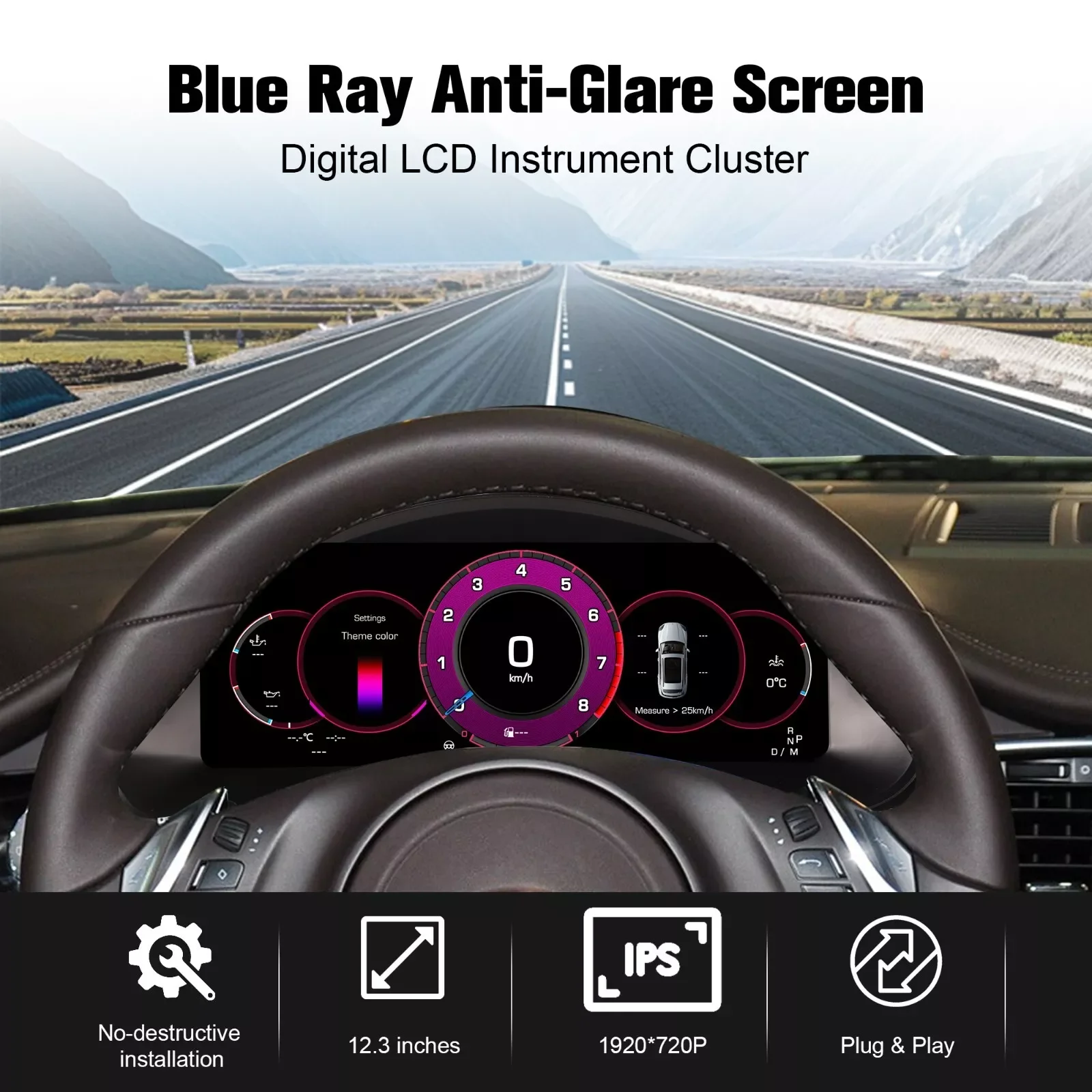Cyfrowa deska rozdzielcza dla Porsche Panamera 2010-2016 Cluster Dashboard Virtual cockpit LCD instrument speedometer