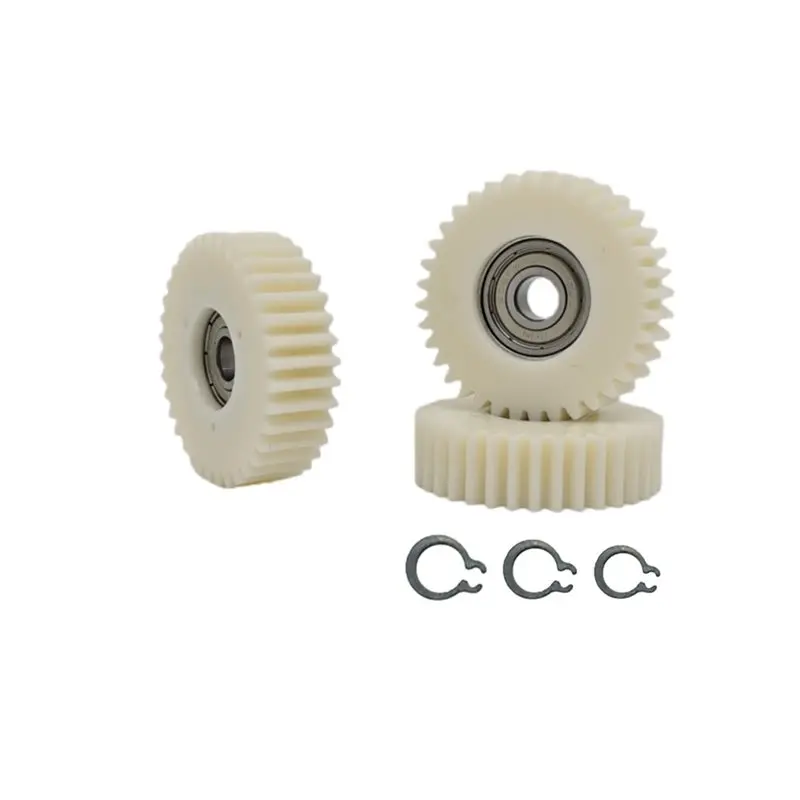 

ABBY-Replacement Nylon Gear Set 3PCS For Bafang Motor SWX02(G02) 36 Teeth Geared With Circlip Ring Spare Part