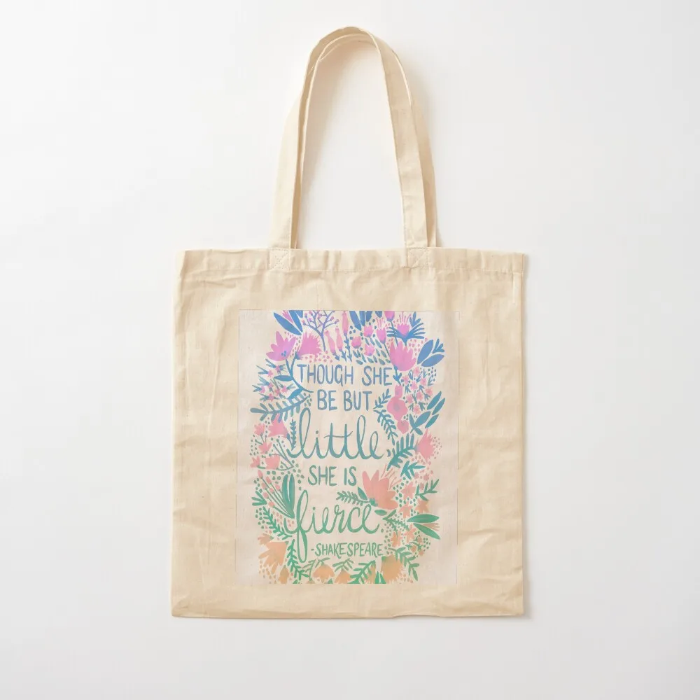 Little & Fierce – Lavender Mint Ombré Tote Bag large size bags shopper bags Candy bags