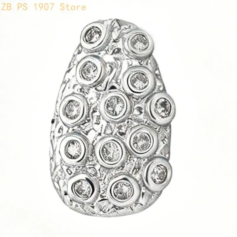 Multifunctional Fang Grillzs Unique Copper Mouth Jewelry Meteorite Costume Accessory for Role Playing Use 55KA