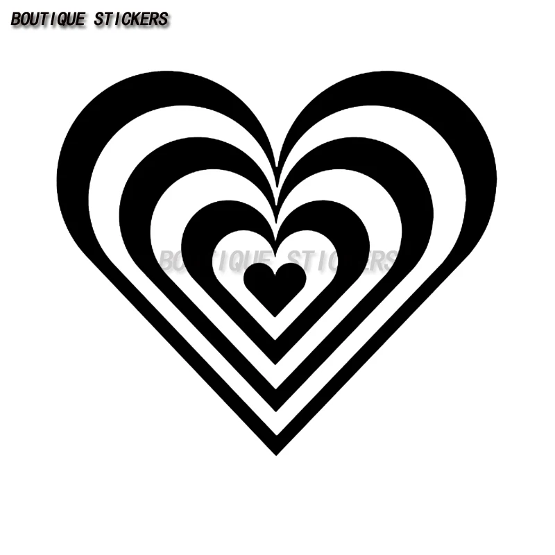 

Heart Sticker Vinyl Decal - Love Car Truck Window Valentines Decor Art Cute