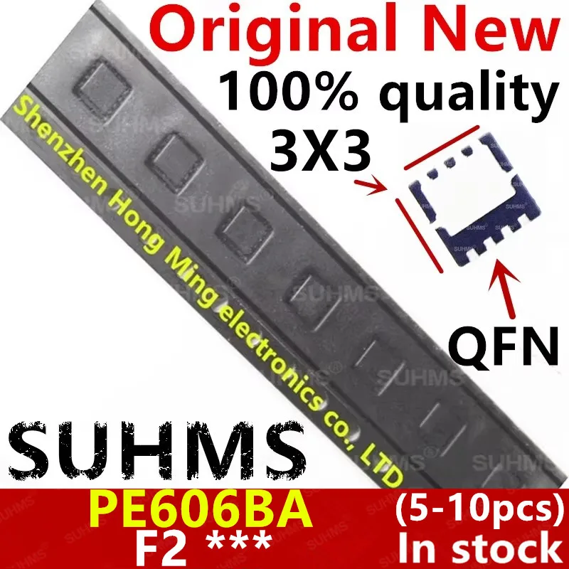 (5-10piece)100% New PE606BA (F2 GNC F2 GND F2 GUE F2...)  QFN-8 Chipset