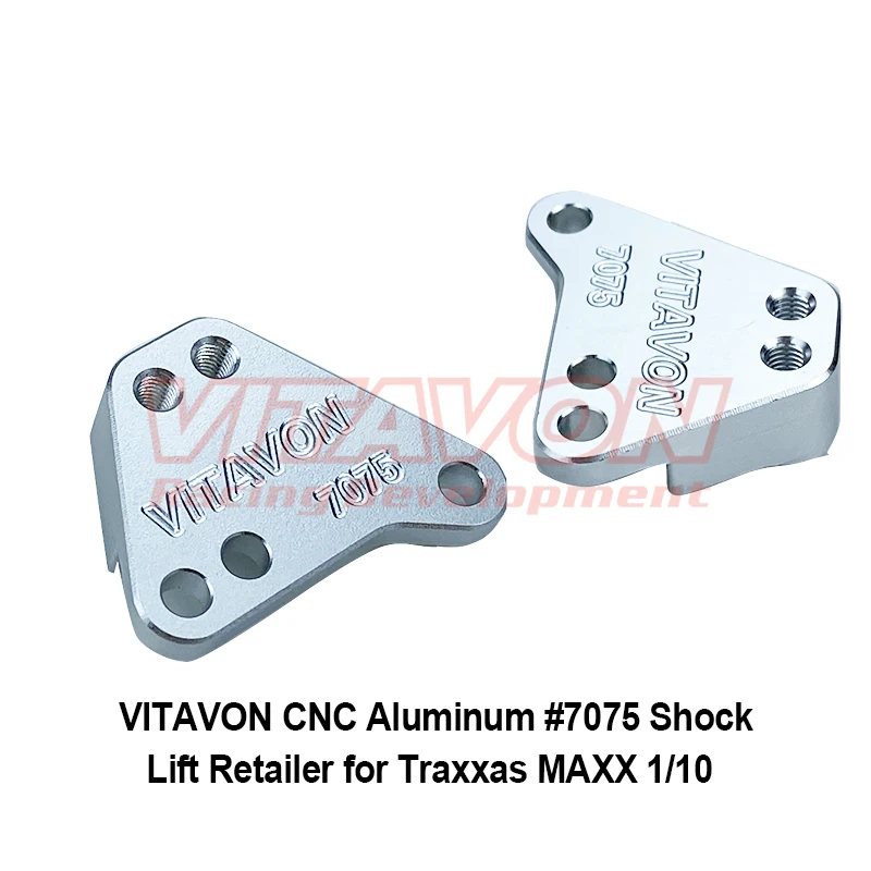 VITAVON CNC Aluminum #7075 Shock Lift Retailer for Traxxas MAXX 1/10