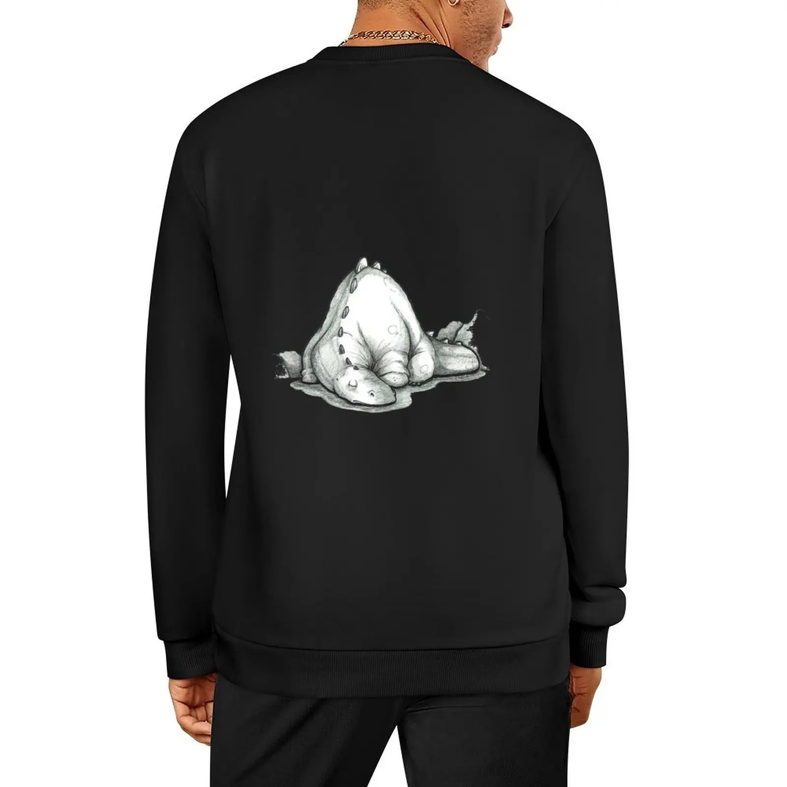 

Dino-Snore Pullover korean autumn clothes men's sweat-shirt men's clothes men's coat hoody