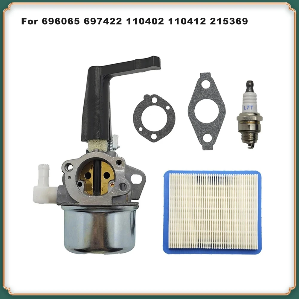 Carburetor Kit for 5.5-6.5HP Engines - Includes Parts 696065, 697422, 110402, 110412, 215369