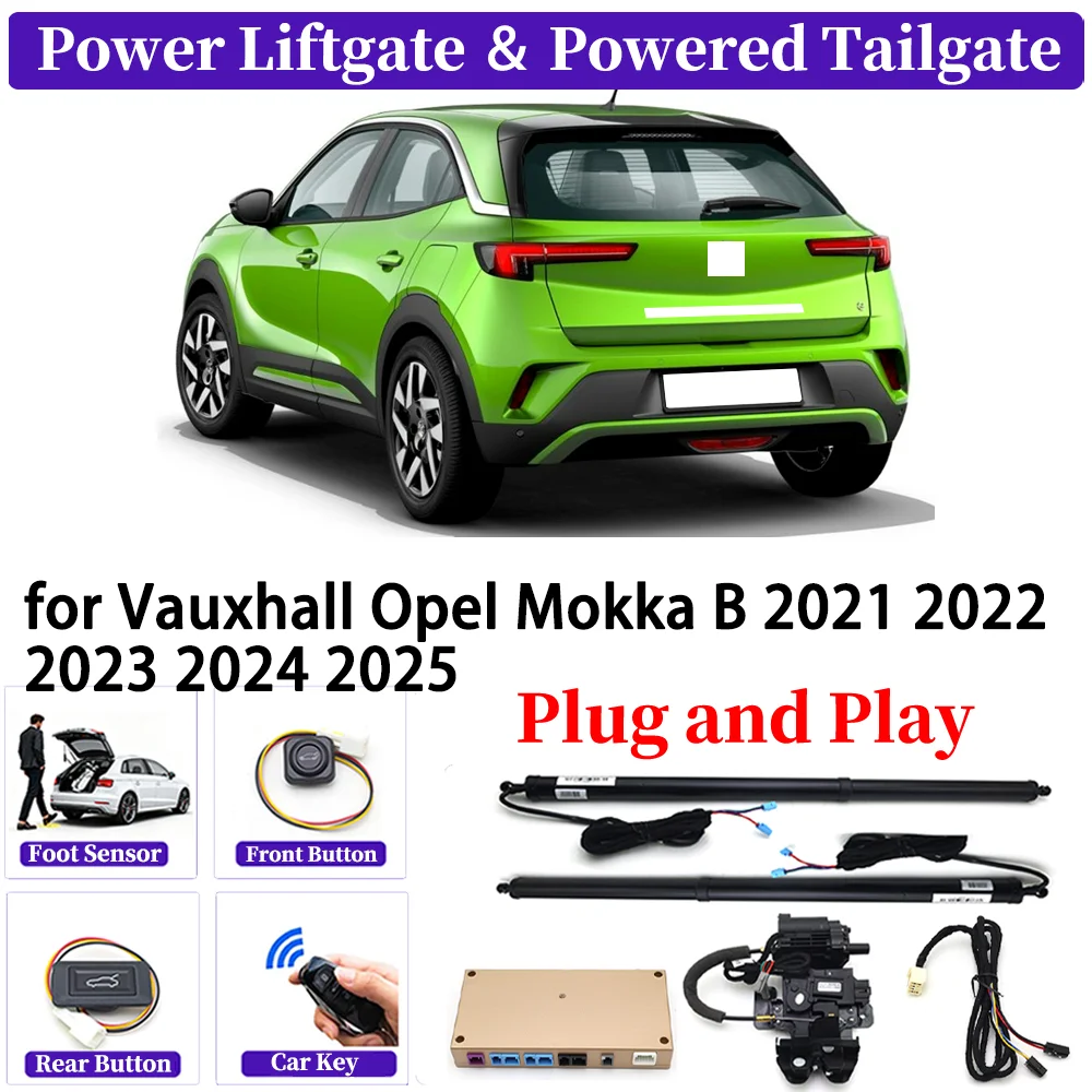 ل فوكسهول أوبل موكا B 2021 2022 2023 2024 2025 ترقية مجموعة الباب الخلفي الكهربائي الأوتوماتيكي للسيارة نظام الباب الخلفي الذكي للسيارات #1