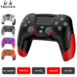 Wireless Gaming Gamepad with Six Axis Gyroscope For PS4 PS3 Controller Dual Vibration Joystick For Switch1 Android Mobile