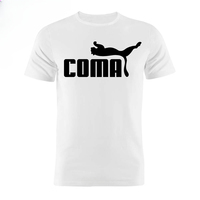 Funny Coma Parody Unisex T Shirt  Geek Gift Tee TShirt  Harajuku Graphic T Shirts Men Clothing Women T-Shirts Streetwear