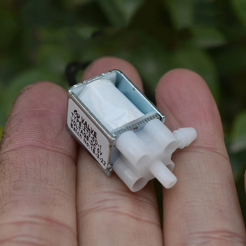 ZT3-6D DC 5V 6V 2-Position 2-Way Mini Electric Solenoid Valve Normally Closed Micro Air Flow Control Valve DIY Monitor