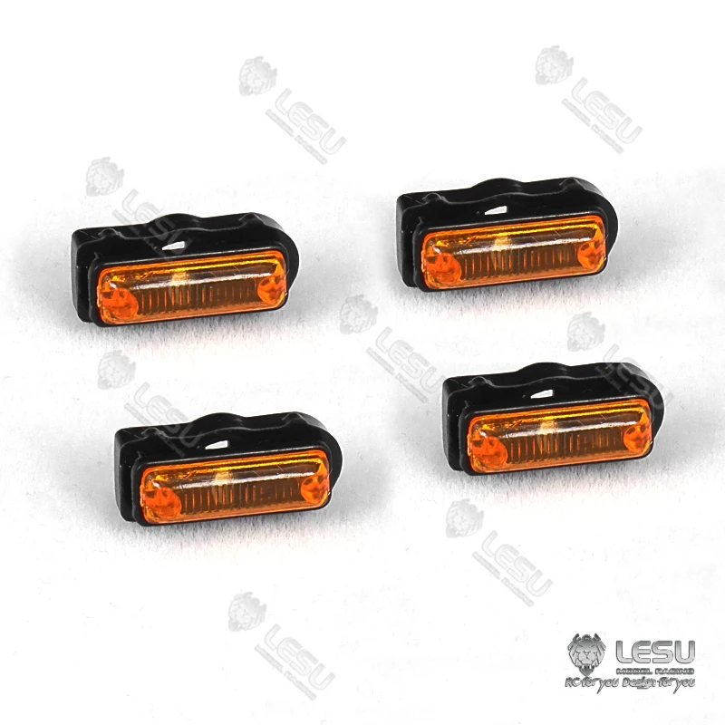 Lampe LED pour jupes latérales Lesu, pièce de rechange, bricolage, 1/14, Tamiyaya, tracteur RC, camion, remorque, télécommande, modèle de voiture jouet, en stock