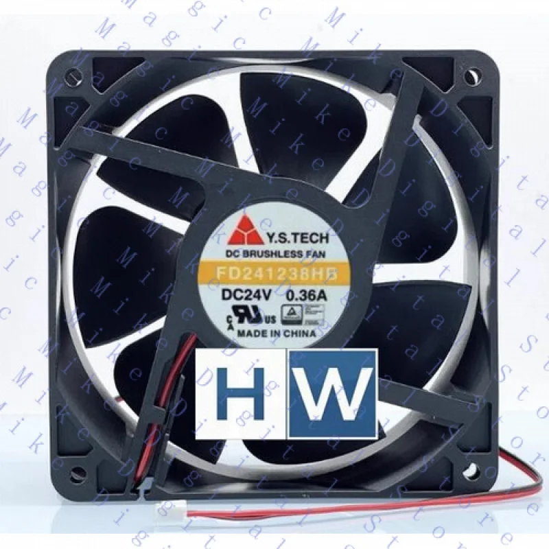 H  1PC FOR Y.S.TECH FD241238HB 120*38MM 12cm 24V 0.36A Inverter Cooling Fan