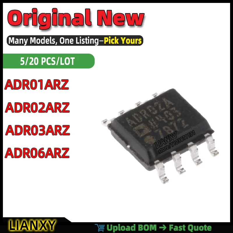 ADR03ARZ ADR02ARZ ADR01ARZ ADR06ARZ SOIC-8 PREC V-REF PRECISION VOLTAGE REFERENCE New Original
