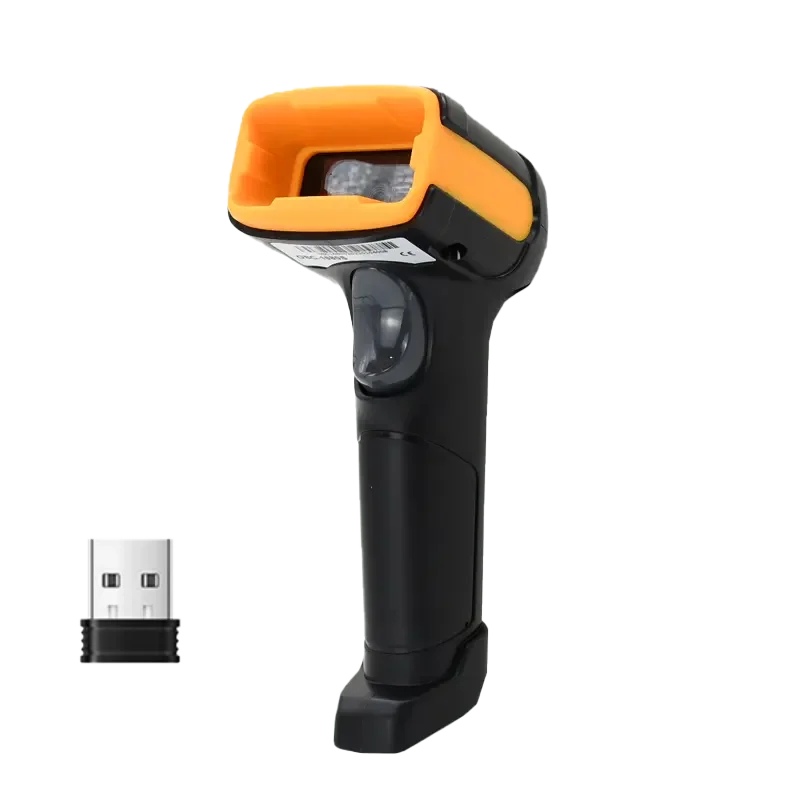 2026 1680SW Paper Phone Screen 1D 2D PDF417 Barcode Scanner Long Distance Wireless 2.4G  Large Capacity Barcode Scanner