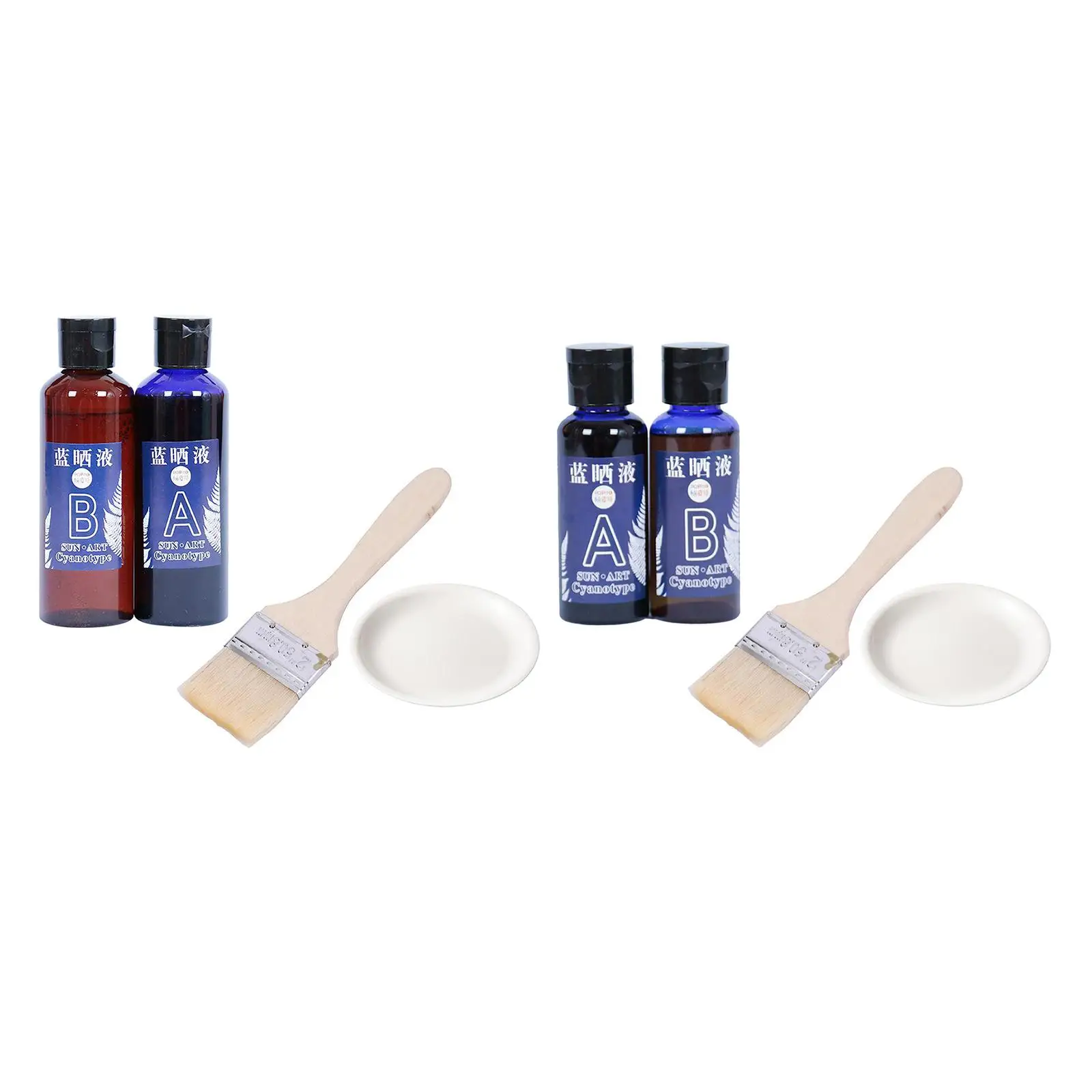 Jacquard Cyanotype Solar Blueprint pada kain DIY