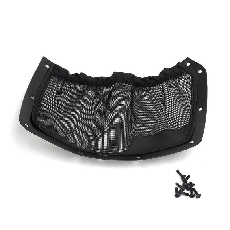 

BT-UTV Front Seat Back Storage Pocket Net Cover Rear String Bag Mesh Holder Black For Can-Am Defender HD7 HD8 HD9 HD10 MAX