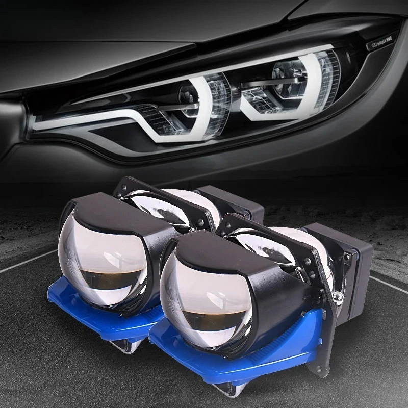 3 Inches Matrix Bi Led Lenses For car Headlight 130W 6000k Auto LED Projector Headlight Hella 3R G5 bi ice lenses 12V 22063LM