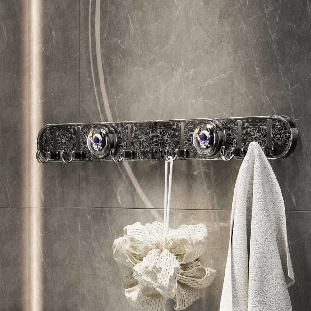 

Rotating Folding Suction Cup Hook Non-Slip Space Saving Wall Mounted Hook Multi-Purpose High Weight Robe Hangers Laundry Room