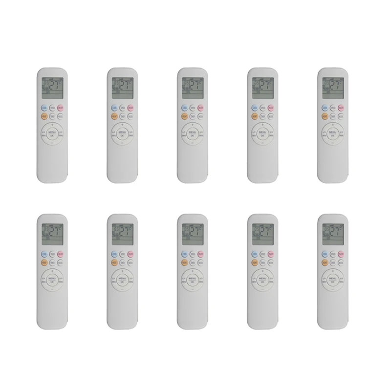 

Hot Sale10x New YKR-T/011E Remote Control Replacement For AUX Air Conditioner Remote Control ,White
