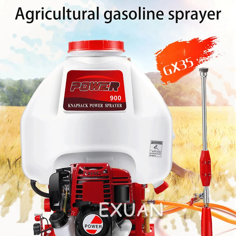 25L Knapsack Sprayer Pesticide Sprayer Gasoline Sprayer High Pressure New Agricultural Spraying Pesticide Applicator