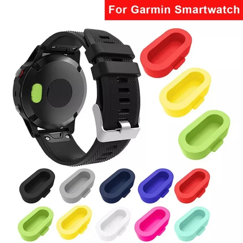 Port ładowania pyłoszczelna wtyczka pokrywa dla Garmin Fenix 5 5S 5X 6 6S 6X 7 7S 7X Venu 2 Forerunner instynkt silikonowy kapturek dla wtyczek