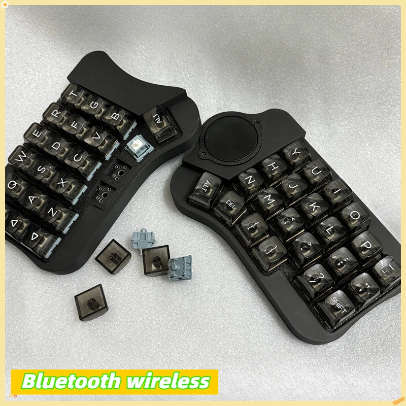 Guitar 3X6Split Keyboard Custom MX axis Ultrathin Wireless Bluetooth Hot-swap ZMK firmware Support Changing Keys DIY Gamer