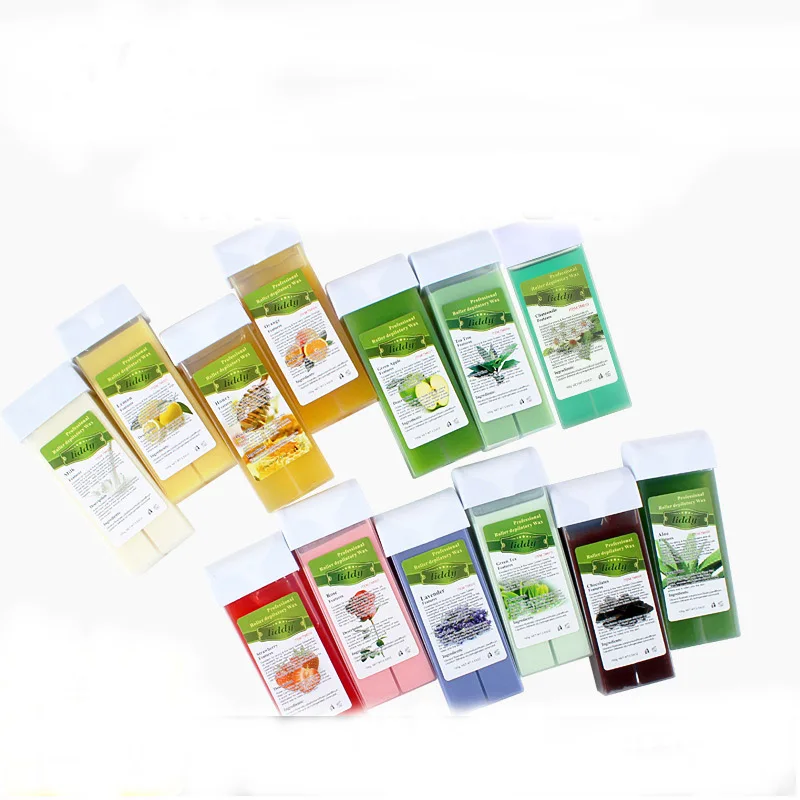 Восковой картридж для депиляции рулонный обогреватель для удаления волос восковой крем 12, обогреватель для горячего воска всех типов кожи для женщин 100 г