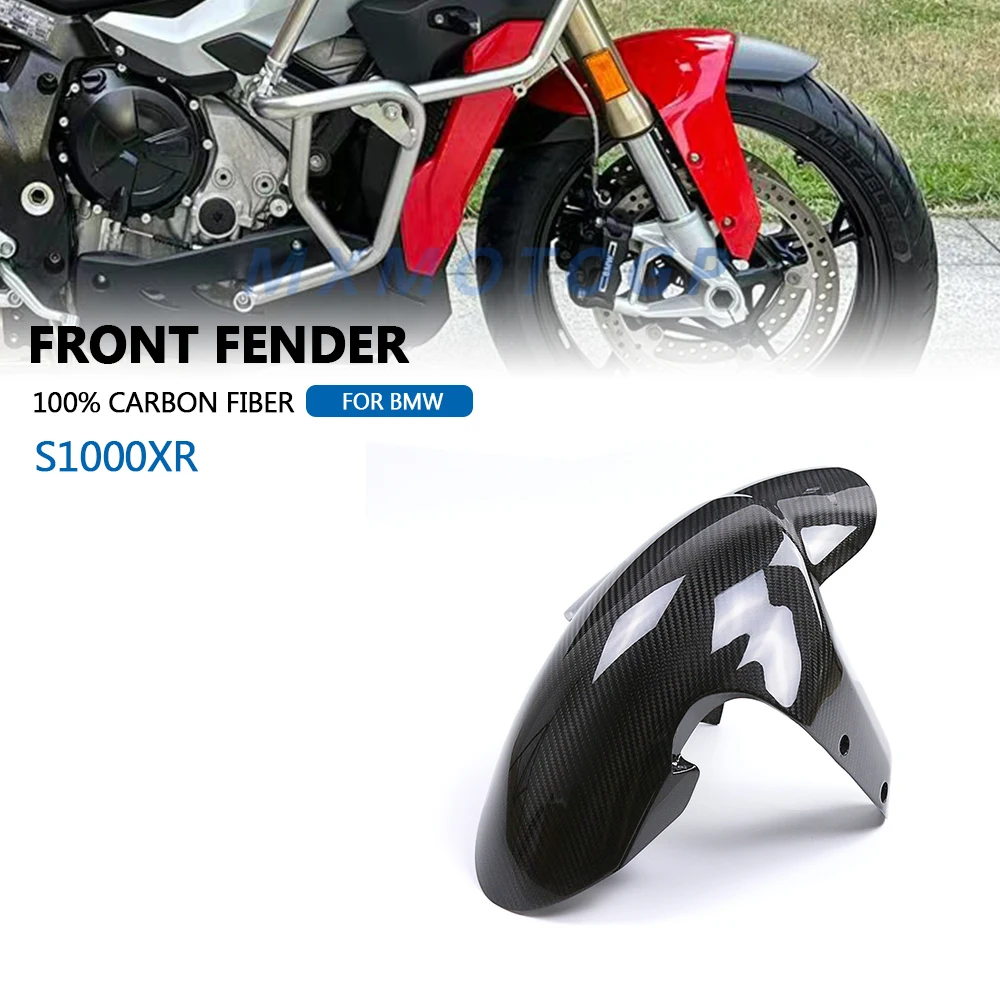 

For BMW S1000XR 2021 2022 2023 100% Carbon Fiber FRONT MUDGUARD Front Fender Fairings Motorcycle Accessories