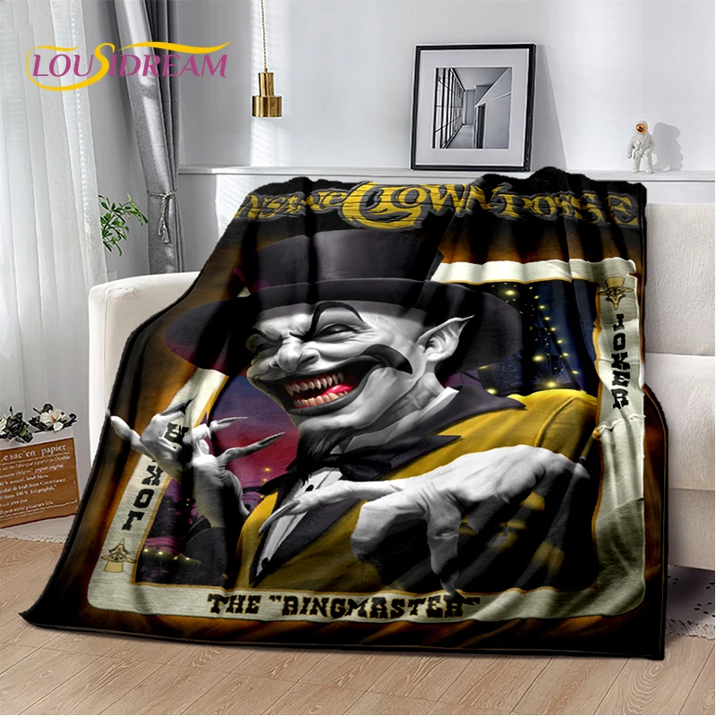 Rap Metal Insane Clown Posse Icp Juggalo Soft Flannel Blanket for Bed Bedroom Sofa Picnic,Throw Blanket for Cover Outdoors Gifts