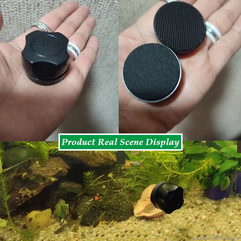 Mini Magnetic Fish Tank Brush Magnet Scrubber for Aquarium Cleaning Tools Brush Glass Cleaner Algae Removal Fishbowl Accessories