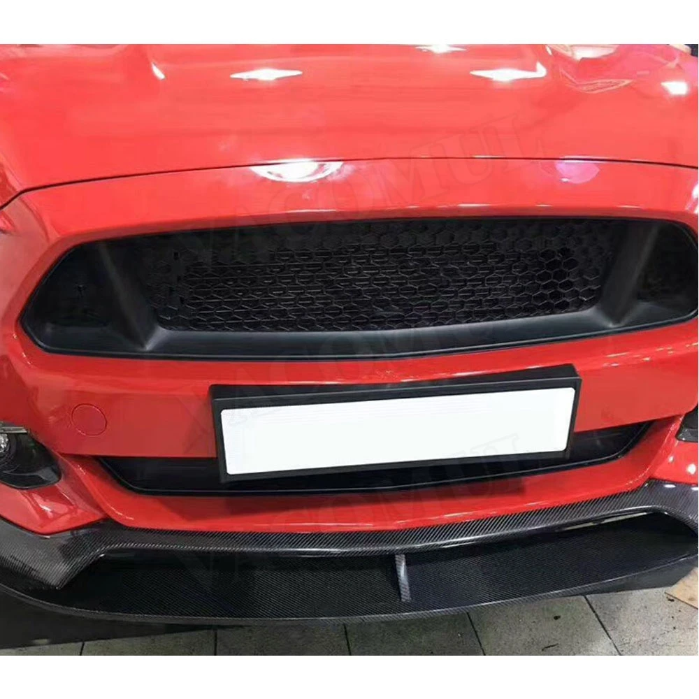 

Carbon Fiber FRP Front Lip Spoiler For Ford Mustang Coupe 2015 2016 2017 Head Bumper Chin Shovel Guard