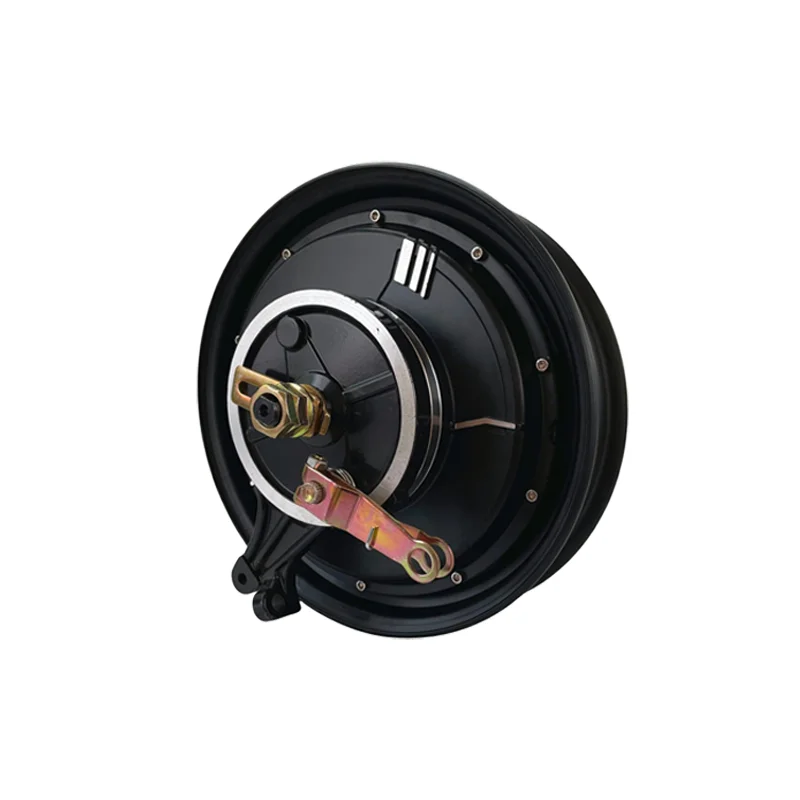 QSMOTOR 10 Inch V3 1200W Brushless DC Motor Drum Brake 35H48-96V For Electric Motorcycles Bicycles Permanent Magnet Construction
