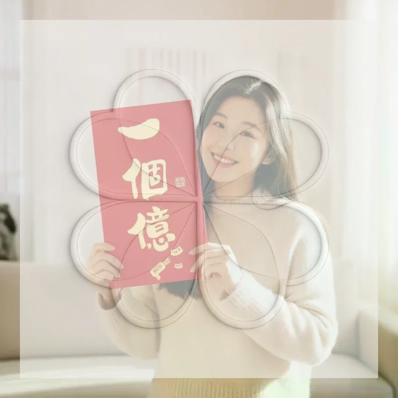 Creative Surprise Big Red Envelopes 2027 Goat Year Hongbao 10Pcs Gold Foil Printed Cash Pouches for Wedding Spring Festival