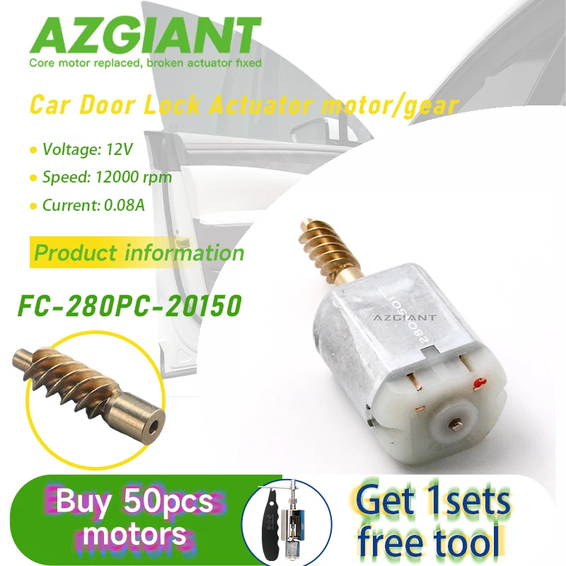 

Car Central Door Lock motor and Gears FC-280 for Chevrolet Tracker Peugeot 107 Citroën C1 MK1 Toyota Noah Voxy R40 MK1 DC 12V
