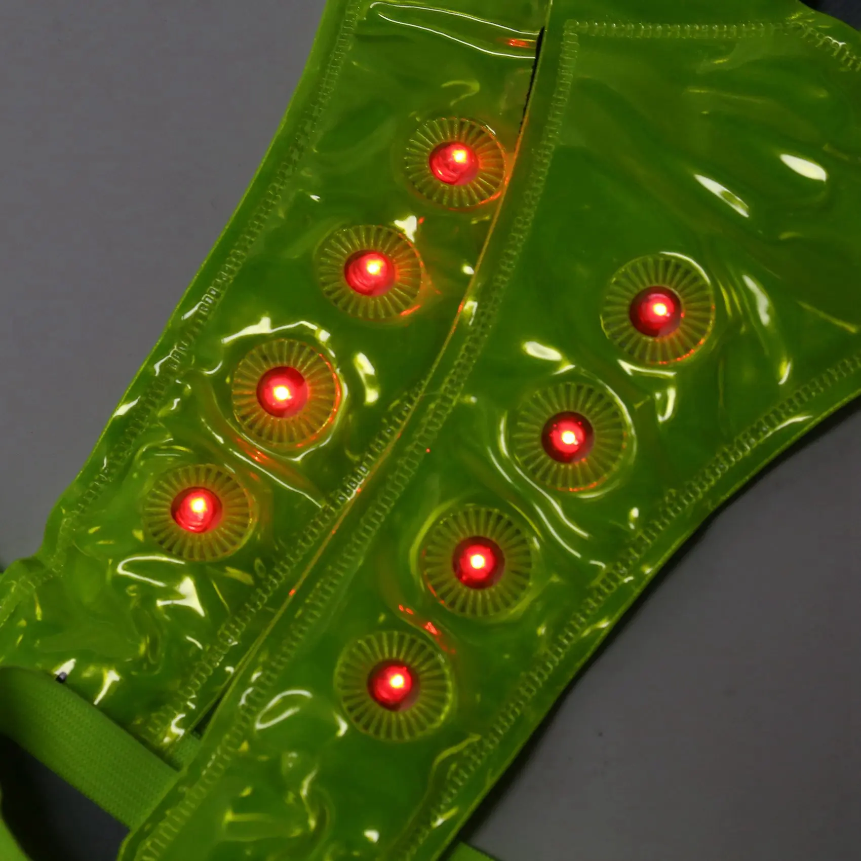 

2X Reflective Vest,Adjustable,High Visibility Vest,Safety Vest With 8 LED Lamps, High Visibility