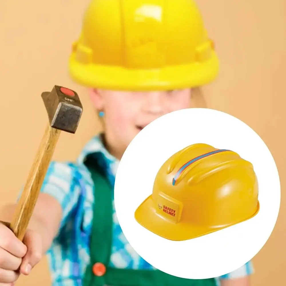 Cute Plastic Simulation Engineering Hat Cosplay Ornaments Safety Engineering Hat Construction Hat Parent-child - view 4