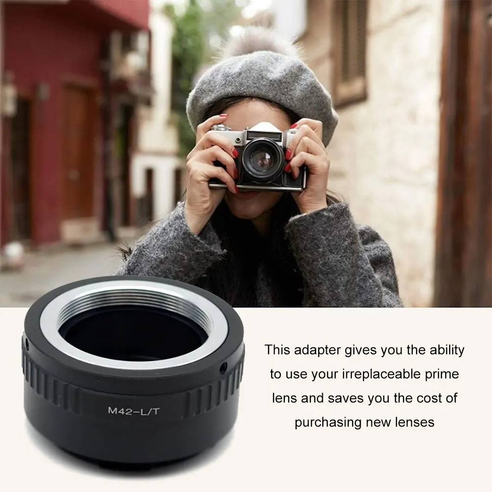 Lens Mount Adapter Accessories Manual Focus Lens Adapter Ring For Leica L Mount Camera T M42-L/T Adapter