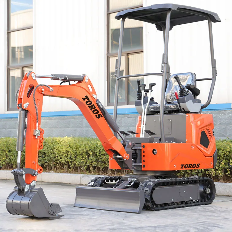 TOROS  customized mini excavator Mini Trencher Farm Grabber  excavator Farm Bagger  Hot Sale Small digger ﻿