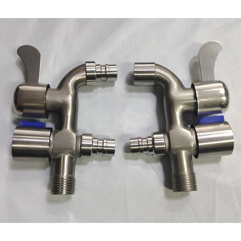 One Inlet and Two Outlets. Household Tap Water Switch for Dual-use with Water Faucet. Suitable for Washing Machines.