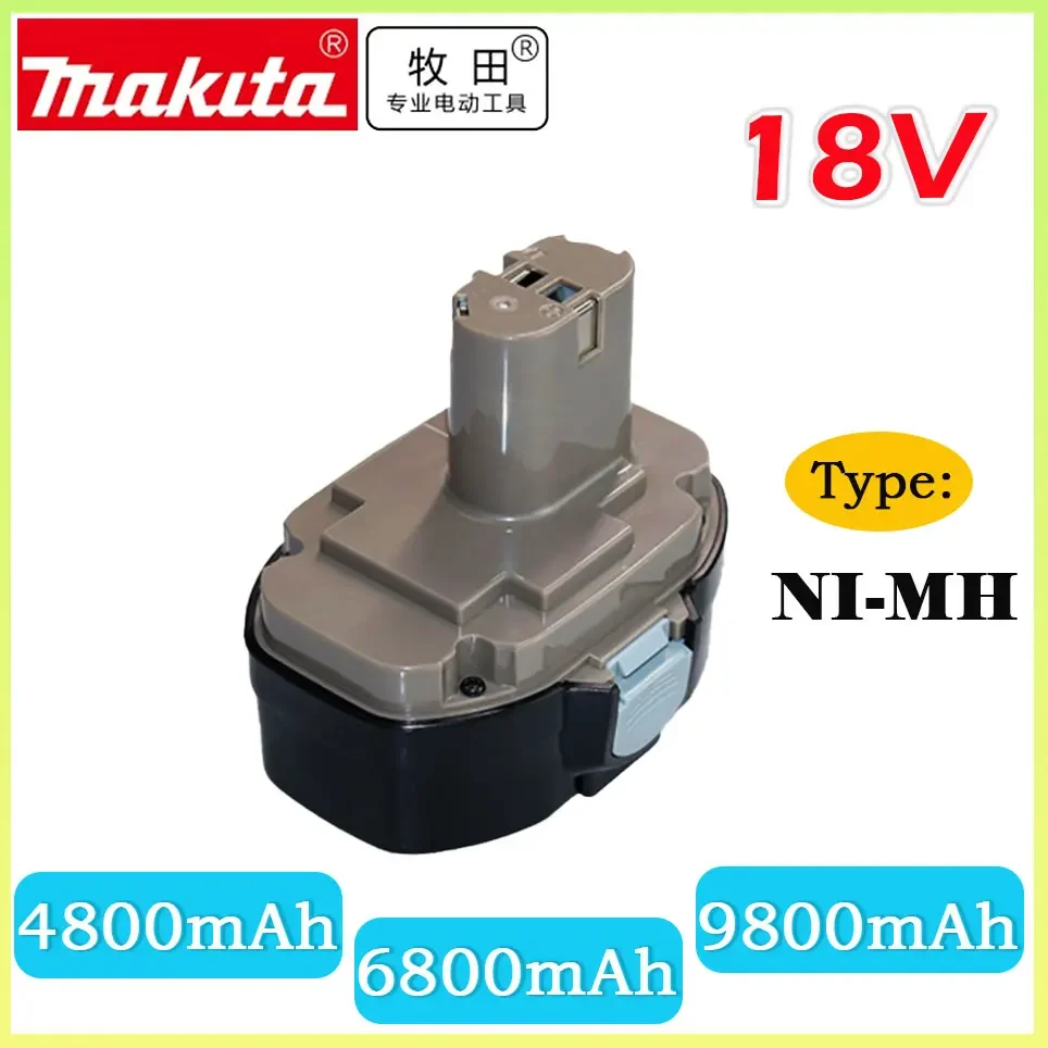 

For Makita 18V 4800MAH/6800MAH/9800MAH Ni-MH Battery Replace PA18 1822 1823 1833 1834 1835 1835F 192828-1 192829-9