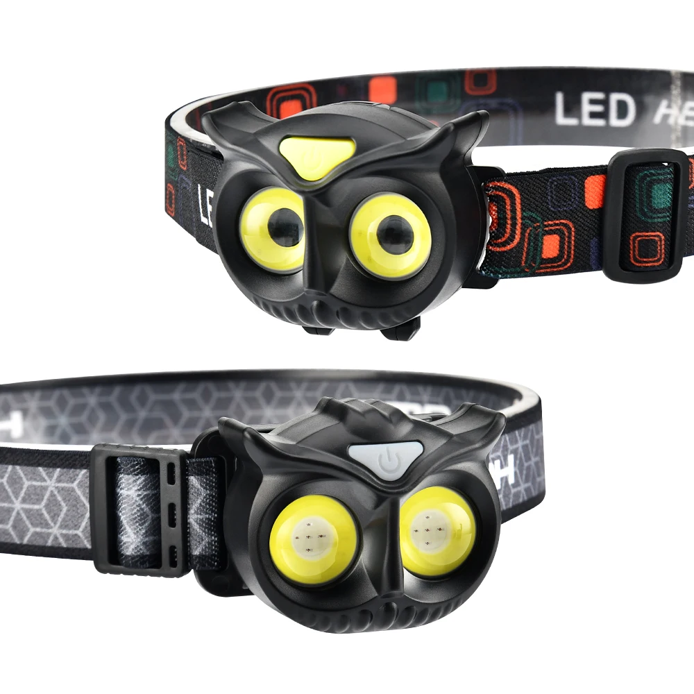 Portable Headlamp COB Strobe Headlight Multifunctional USB Rechargeable or AAAx3 Battery Camping Portable Hiking Running