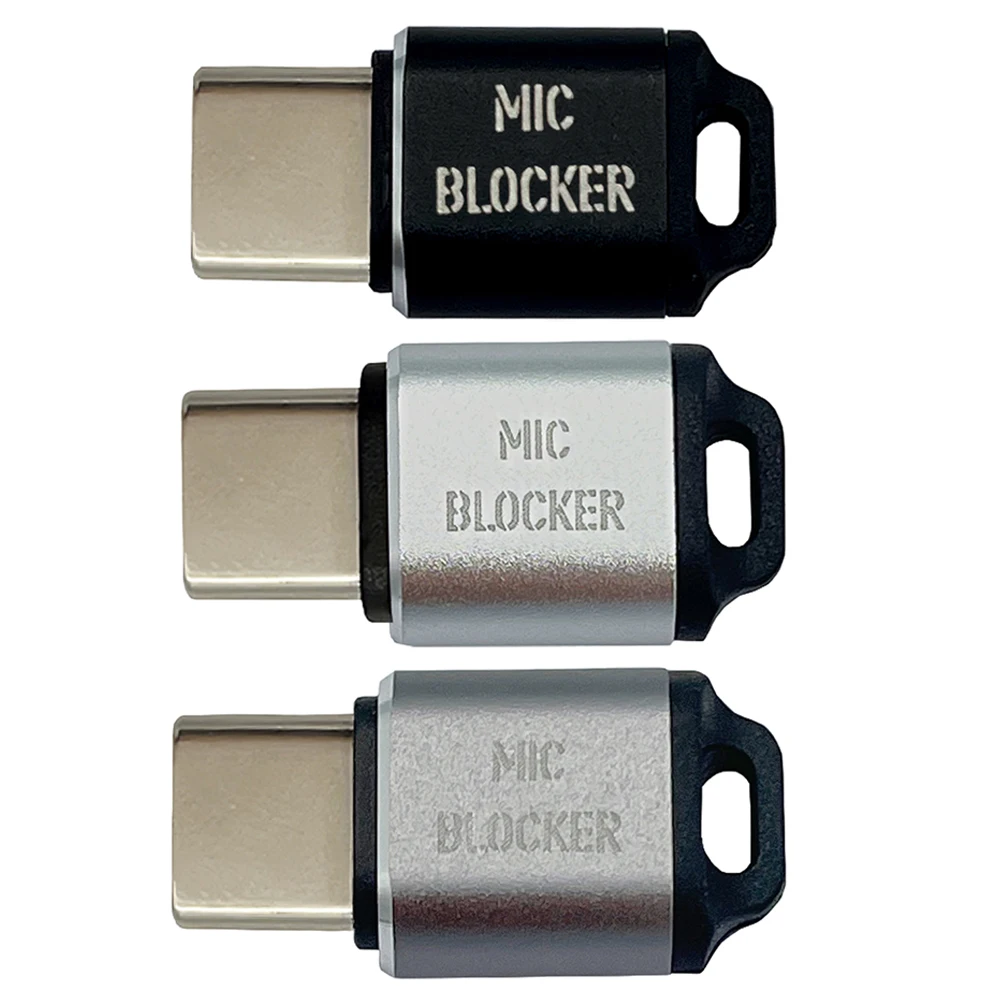 USB C MIC Blockers Lightweight Privacy Protector Multifunction Microphone Sound  Lock for Laptops Smartphones Tablets